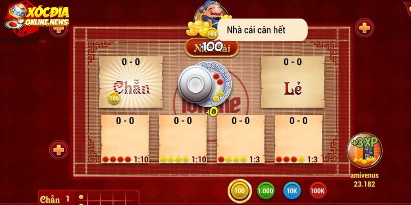 Phương pháp tính xác xuất chơi xóc đĩa